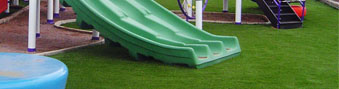 artificial grass for playground safety flooring