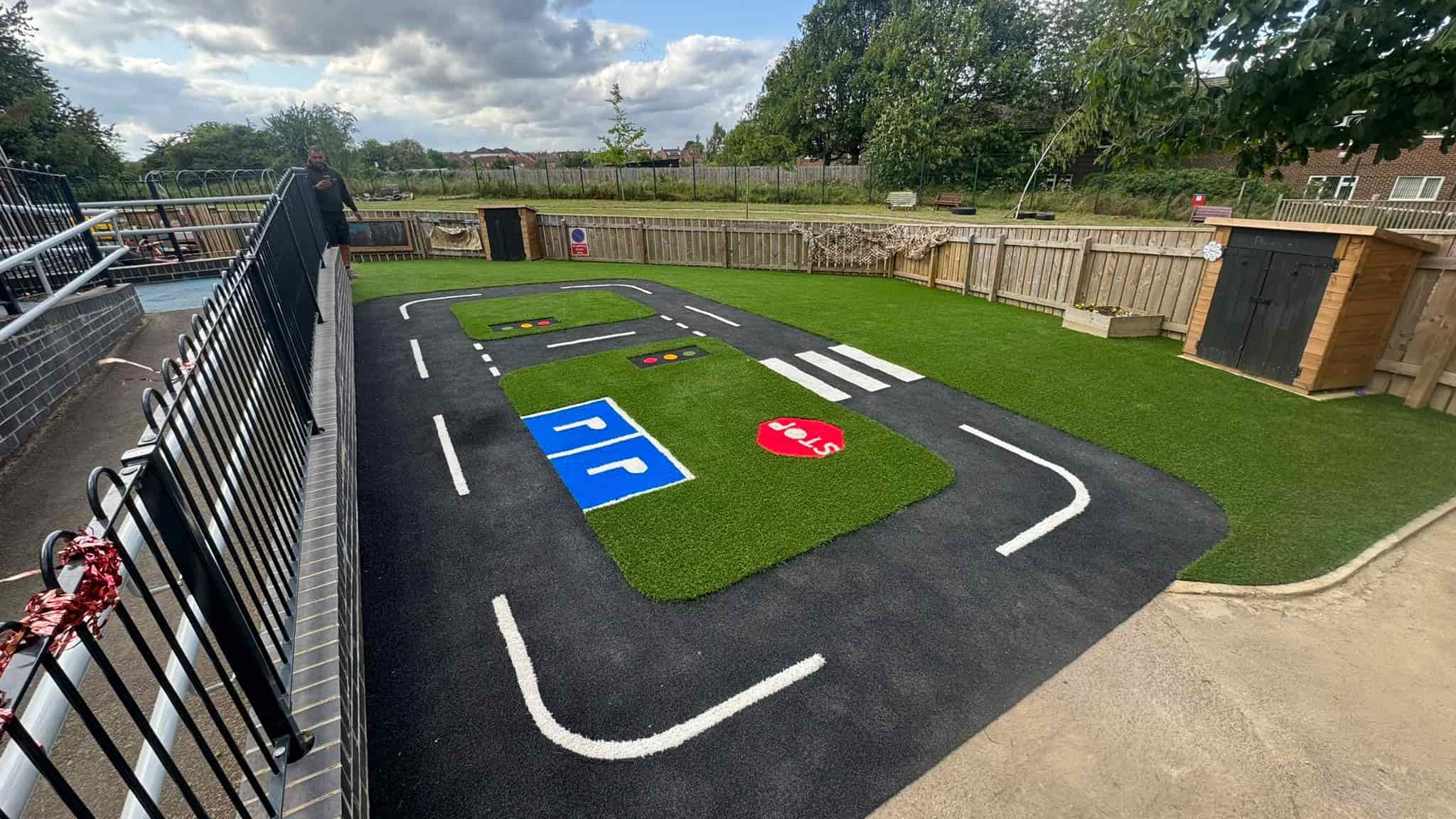 Daily Mile Track Installation for School Playground
