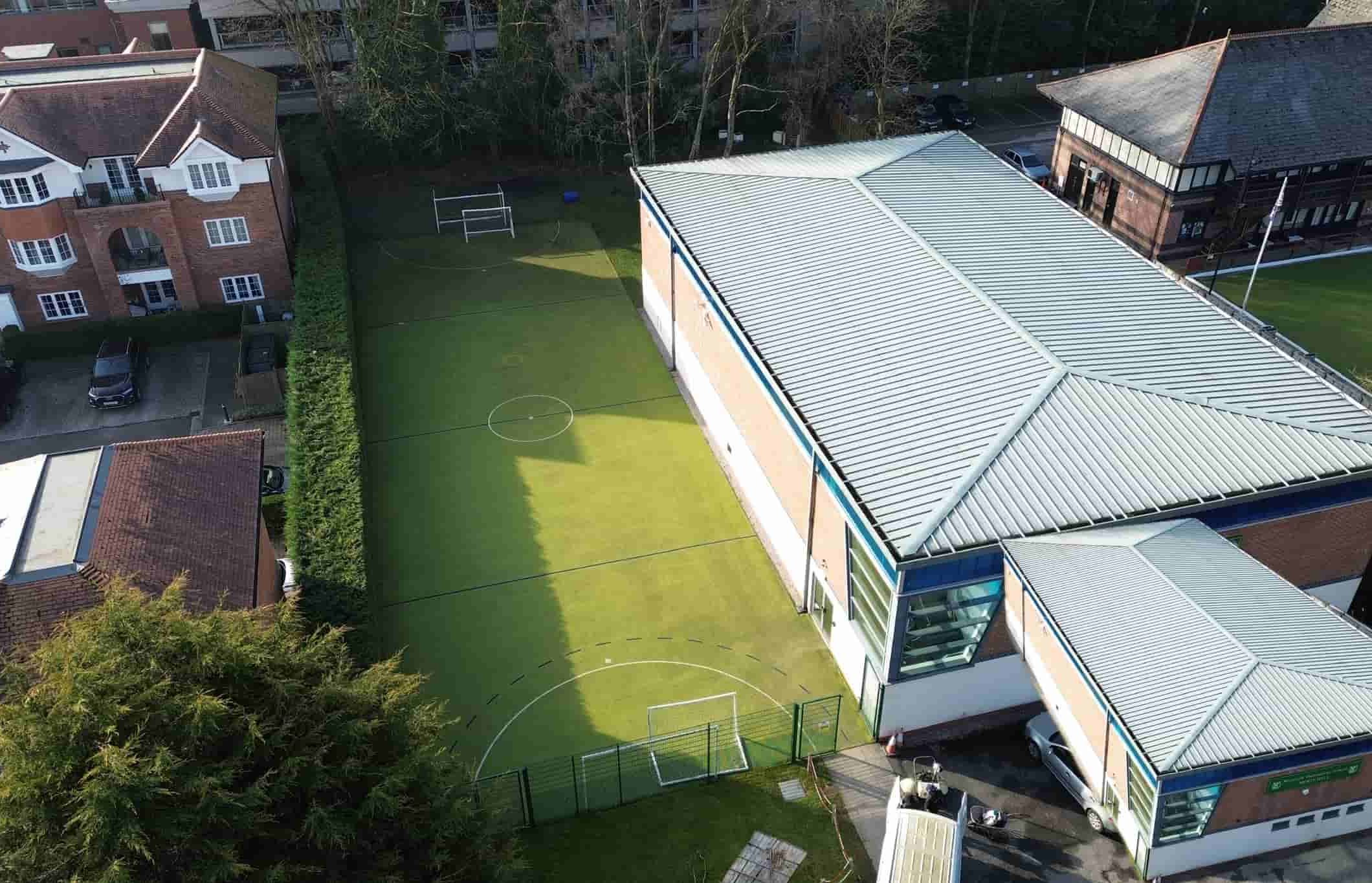 Fake Grass Football Pitch Installed in Cheshire