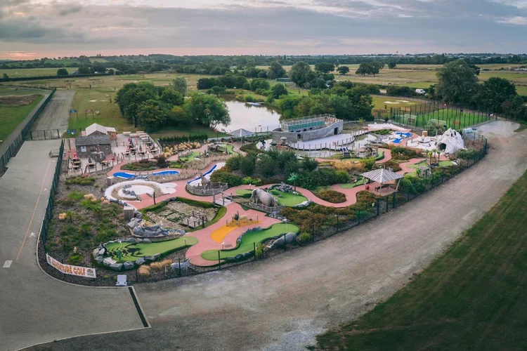 Noah's Park Mini Golf Artificial Grass Installation